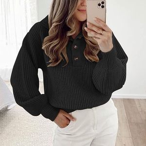 Black Knit Sweater, Size L